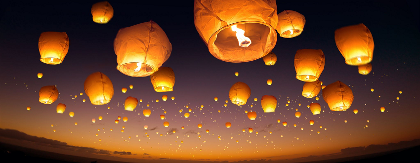 Chinese Flying Butterfly Sky Lanterns