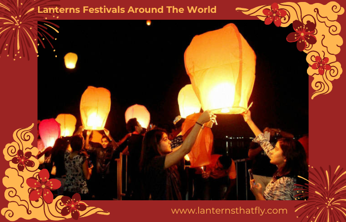 Flying Lanterns for Cermonies