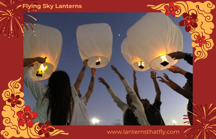 Chines Flying Sky lanterns for Weddings